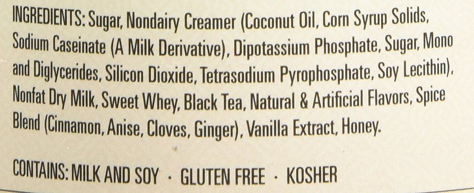 Pacific Chai Vanilla Chai Latte Mix, 10-Ounce Canisters (Pack of 6) N6