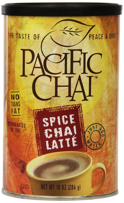 Pacific Chai Vanilla Chai Latte Mix, 10-Ounce Canisters (Pack of 6) N7