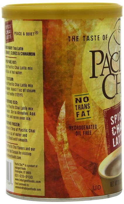 Pacific Chai Vanilla Chai Latte Mix, 10-Ounce Canisters (Pack of 6) N9