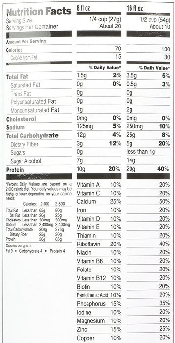 Fit Frappe Protein Drink Mix, Vanilla Latte, 19.1 Ounce N4