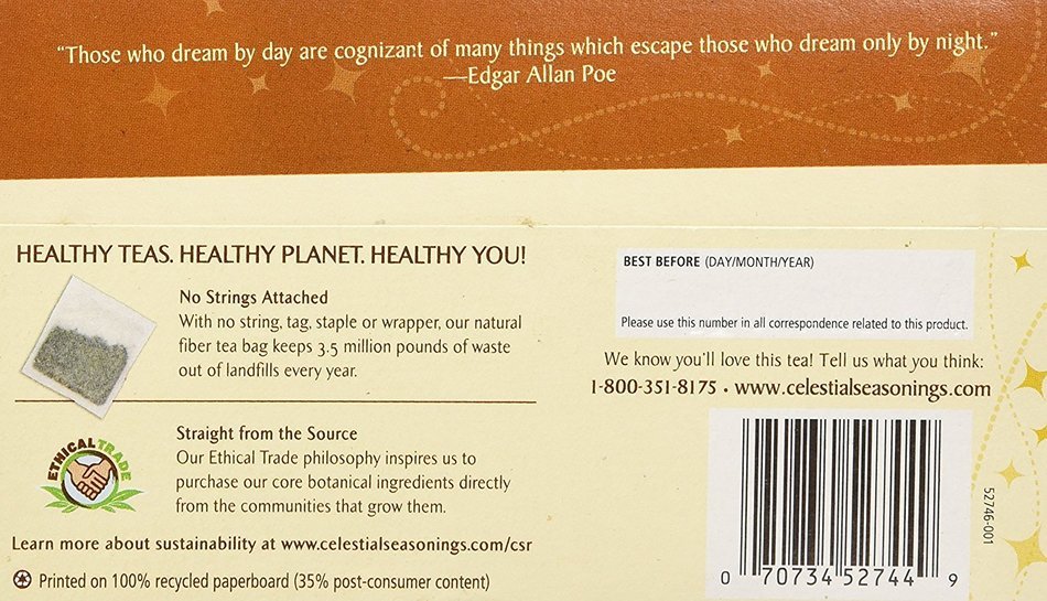 CELESTIAL SEASONINGS TEA CRML APPLE DREAM, 20 BG N2