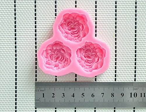 Martha Art Craft - Sugarcraft Decorating Kit 3 Flower Hower Party Fondant Molds Silicone Silicone Soap Mold,silicone... N4