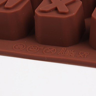 Tint Lace Gumpaste Mat 26 Letters Silicone Mold Chocolate Ice Sugar Cake Mould Tools N3