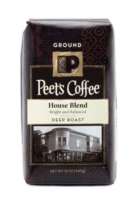 Peet's Coffee Ground Coffee - House Blend - 12 oz