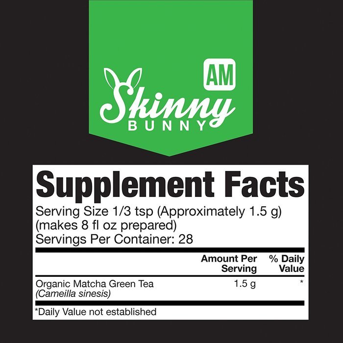 Skinny Bunny AM Tea Weight Loss & Detox Tea: Manage Weight, Support Immune System, Healthy Cleanse & Promote Health... N29