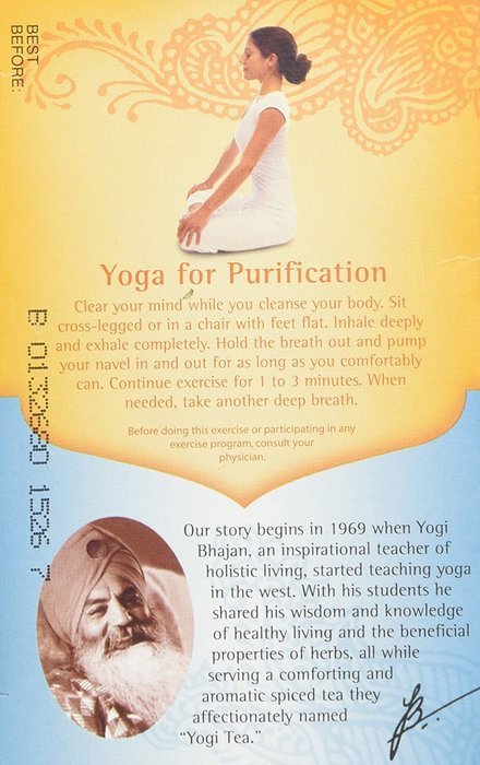 Yogi - Tea, (Organic) , Ahf, De-Tox 16 Bag N3