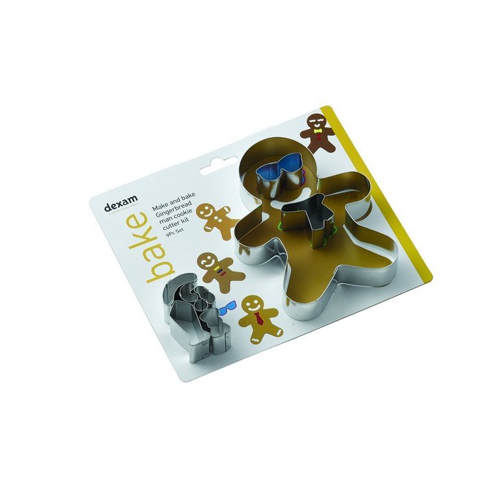 Gingerbread Man Cookie Cutter Kit- 10 Piece Set