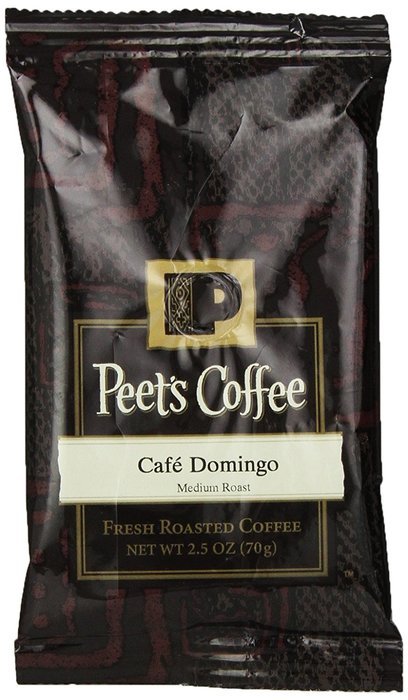 Peet's Coffee & Tea House Blend Ground Coffee, 2.5-Ounce Fractional Packs (Pack of 18) N4