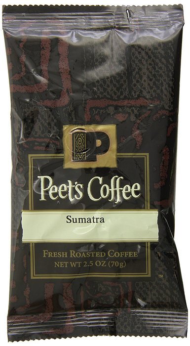 Peet's Coffee & Tea House Blend Ground Coffee, 2.5-Ounce Fractional Packs (Pack of 18) N6