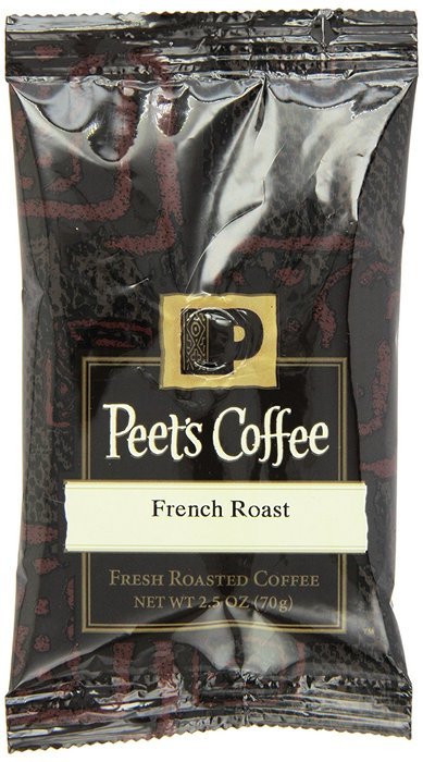 Peet's Coffee & Tea House Blend Ground Coffee, 2.5-Ounce Fractional Packs (Pack of 18) N8