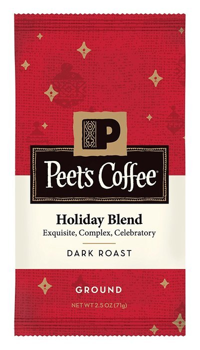 Peet's Coffee & Tea House Blend Ground Coffee, 2.5-Ounce Fractional Packs (Pack of 18) N10