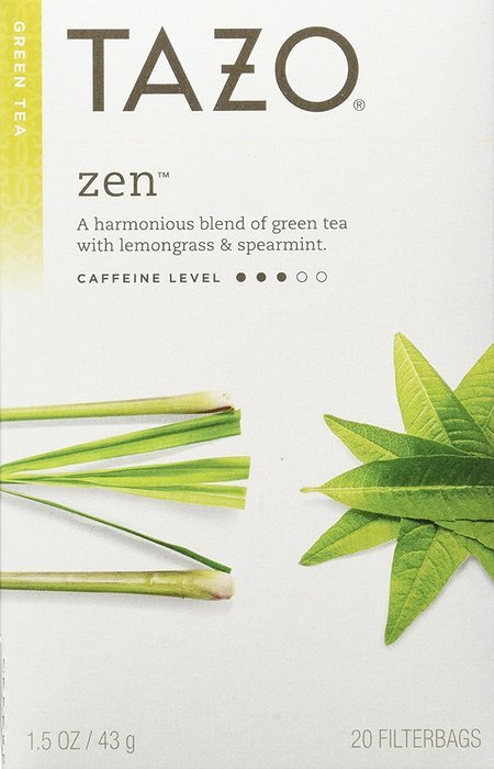 TAZO Tea Green, 20 BAGS (Pack of 6)