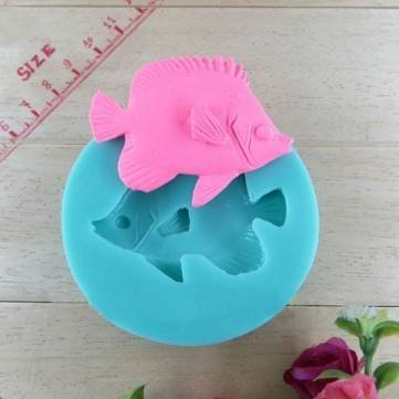 Silicone Fish Shape Cake Mold Fondant Soap Mould