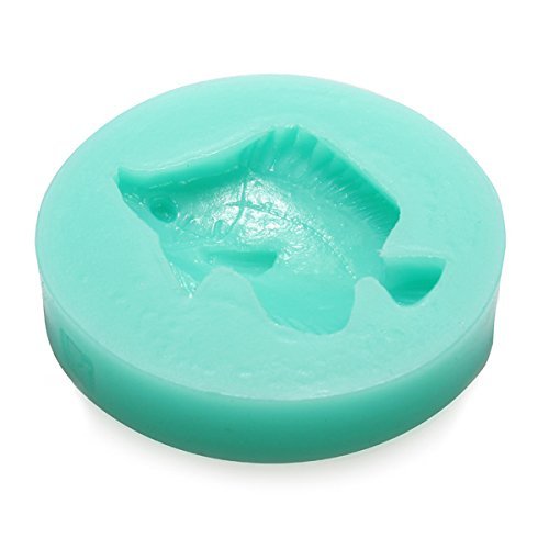Silicone Fish Shape Cake Mold Fondant Soap Mould N4