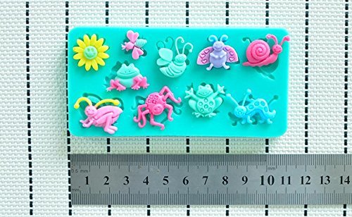 Martha Art Craft - Sugarcraft Decorating Kit Cute Animals Wreath Shower Party Fondant Molds Silicone Silicone... N2