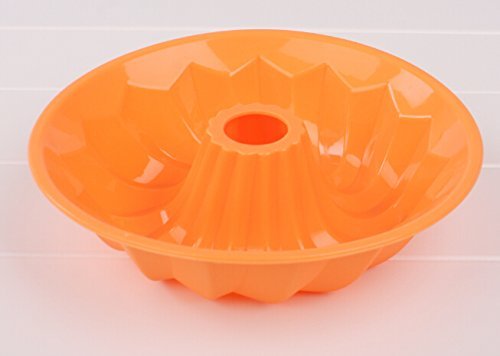 Orange 8-Inch Silicone Cake Mold