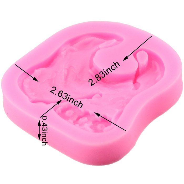 6Pcs/Set Mujiang Silicone Baby Clothes Molds For Fondant Cakes N4