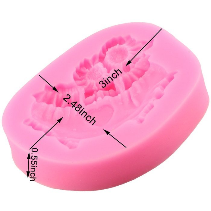 6Pcs/Set Mujiang Silicone Baby Clothes Molds For Fondant Cakes N6