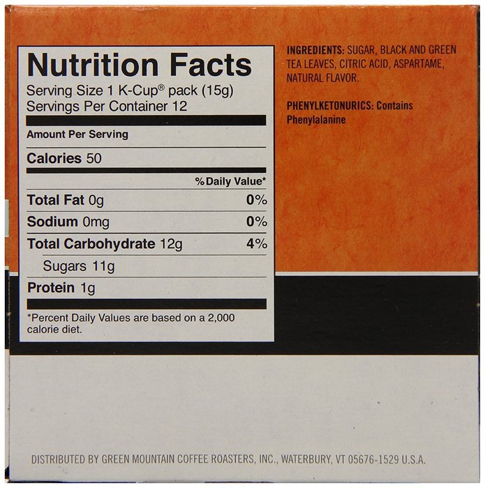 Snapple Peach Iced Tea, Keurig K-Cups, 72 Count N7