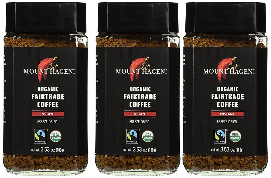 Mount Hagen: Organic Caf&eacute; Freeze Dried Instant Coffee (3 X 3.53 Oz)