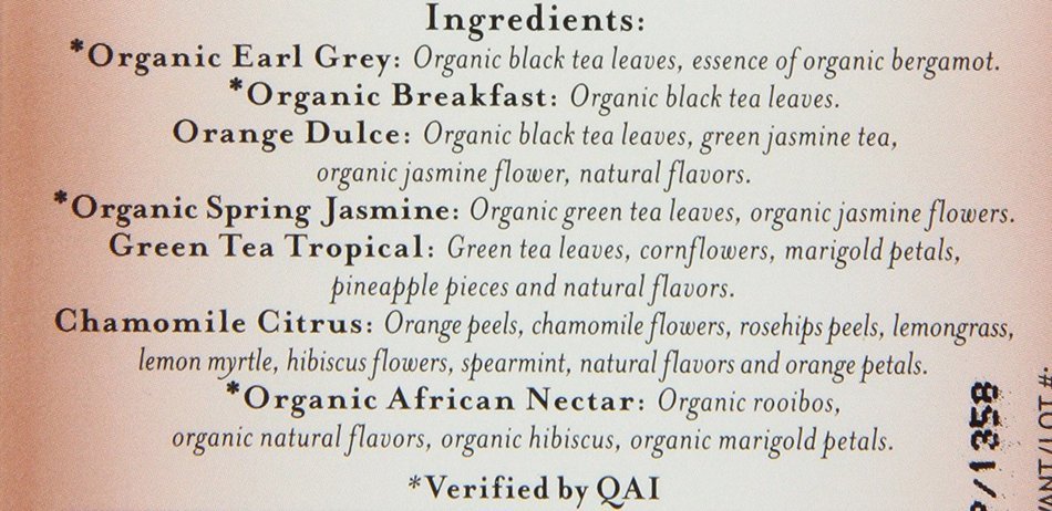 Mighty Leaf Tea Variety Pack, 15 Pouches N6