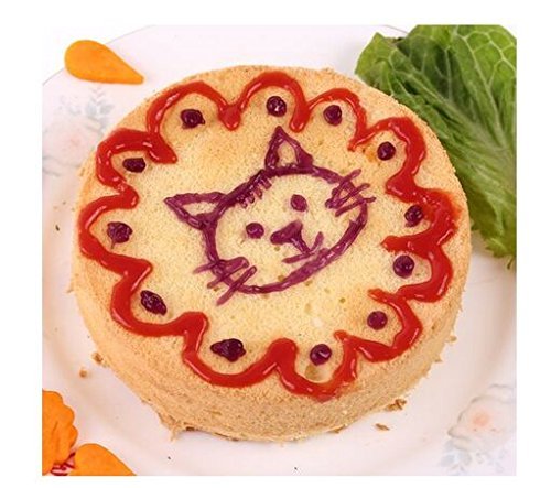 Interbusiness Food Decorating Pen Cake Pastry Cookie Icing Decorating Silicone Syringe Pen (Red Flat) N9