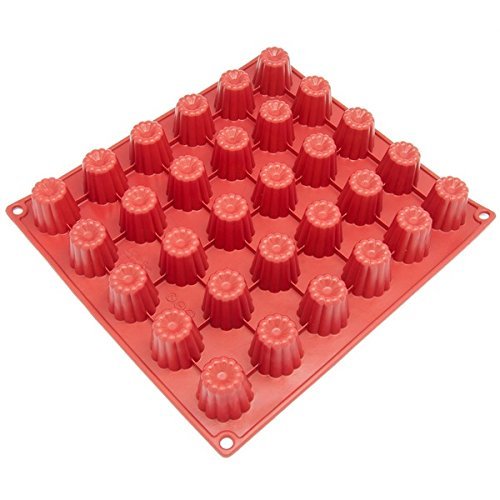 Freshware 30-cavity Silicone Mini Cannele Pan