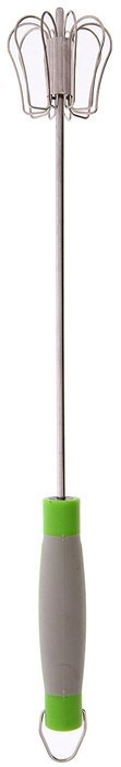 Hand Held Manual Whisk Egg Beater - Stainless Steel 16 Inch Kitchen Whisk - Color May Vary Mixer Kitchen Utensil