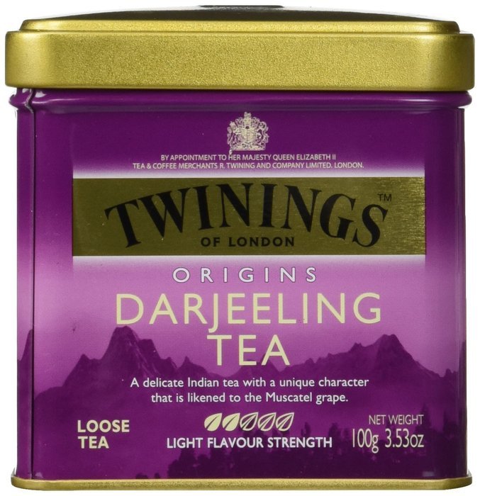 Twinings Black Tea Darjeeling Loose Tea Tin / 100g / 3.5oz.