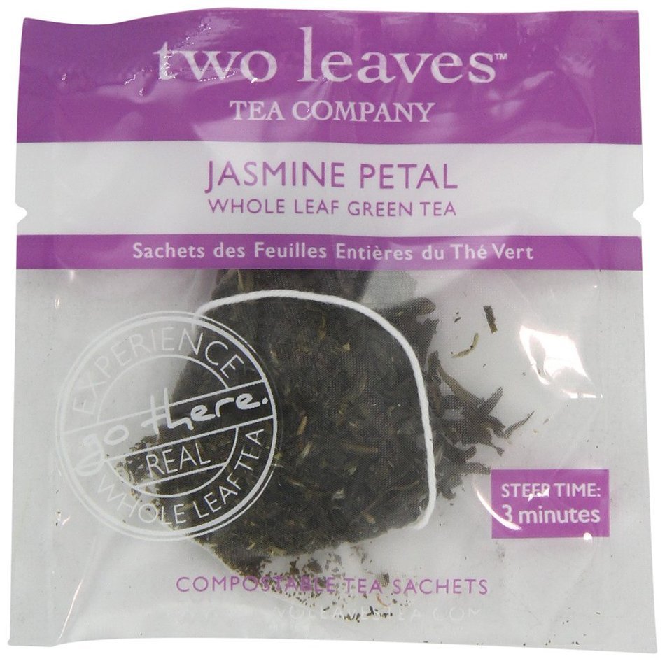 Two Leaves Tea Company Jasmine Petal Green Tea, 100-Count N2