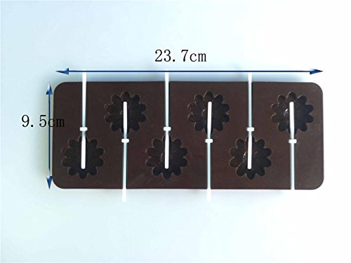 Silicone Lollipops Mold Cake Mold Baking Chocolate Ice Lattice Bakeware Mold N3
