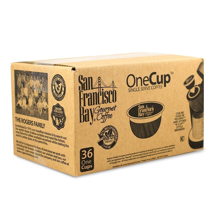 The Organic Coffee Co. OneCup, Gorilla Decaf, 36 Single Serve Coffees N2