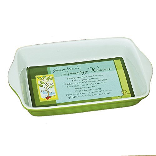 Abbey Press "Amazing Woman" Casserole Dish, 13.25 by 9 by 2.5"