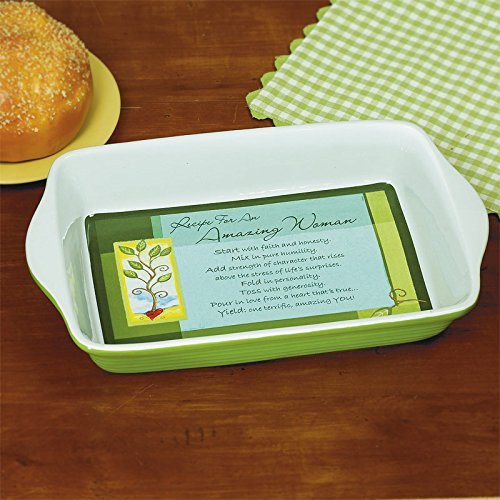 Abbey Press "Amazing Woman" Casserole Dish, 13.25 by 9 by 2.5" N2