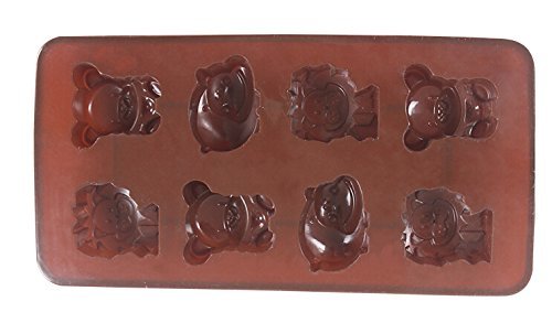 HSE DIY Lion Bear Hippo Animal Shaped Silicone Chocolate Mold Fondant Cake Pan Mould Cake Pastry Cooking Tool N2