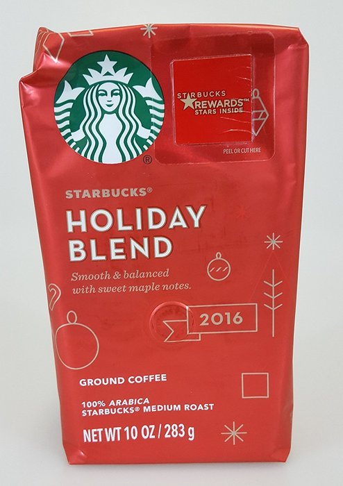Starbucks 2016 Holiday Blend Ground Coffee- 2 - 10oz Bags N2