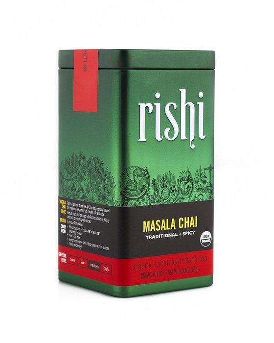 Rishi Tea Organic Masala Chai Loose Leaf Tea, 3.00 Ounces Tin N3