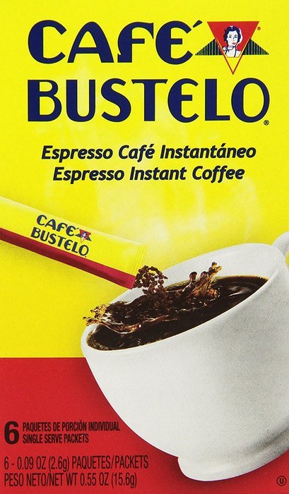 Caf&eacute; Bustelo Instant Coffee Single Serve Packets, 6 Count (Pack of 12)