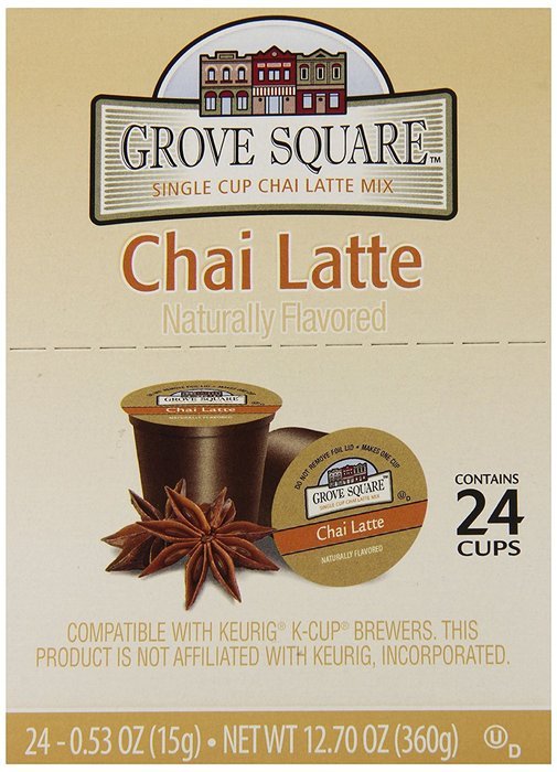 Grove Square Tea, Chai Latte, 24 Single Serve Cups N3