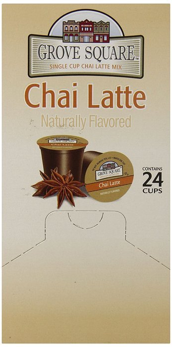 Grove Square Tea, Chai Latte, 24 Single Serve Cups N5