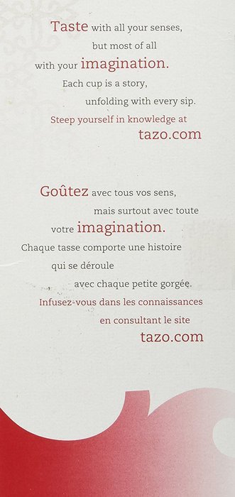 Tazo Organic Chai - 149904, Black Tea-24 Tea Bags-2.3oz/65g N20