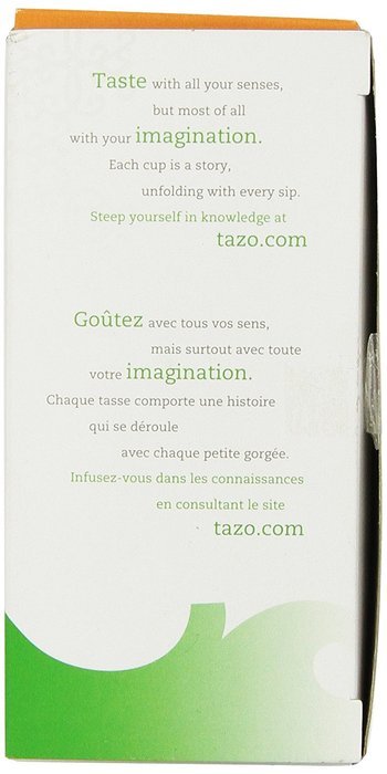 Tazo Organic Chai - 149904, Black Tea-24 Tea Bags-2.3oz/65g N35