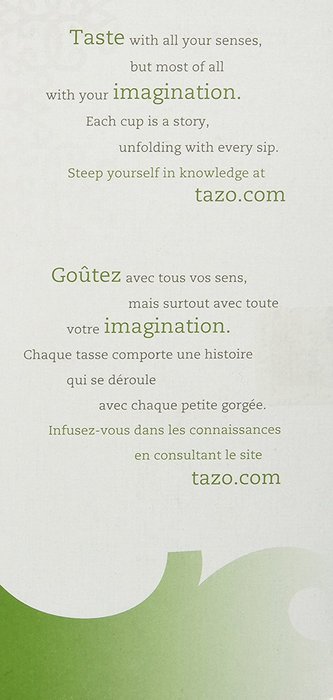Tazo Organic Chai - 149904, Black Tea-24 Tea Bags-2.3oz/65g N38