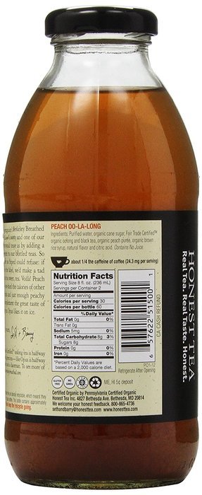 Honest Tea Peach Oo La Long - 16 oz N2