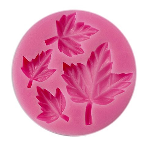 Autek Maple Leaves Fondant Soap Sugar Craft Cake Cookie Decorating Silicone Mold #145 N3