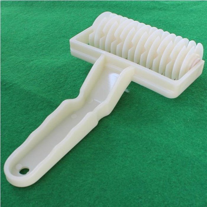 Pie Pizza Cookie Cutter Pastry Embossing Roller Lattice Craft Cooking Bakery Tools N4