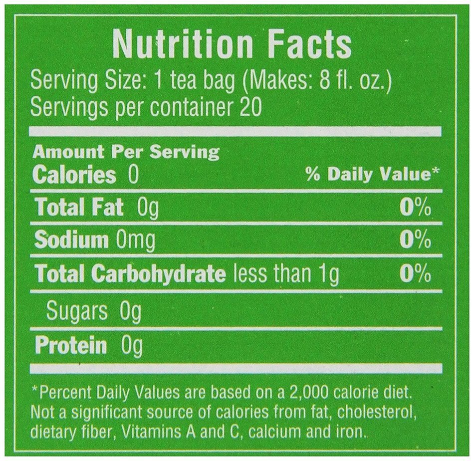 Triple Leaf Tea, Decaf Green Tea, 20 Tea Bags (Pack of 6) N5