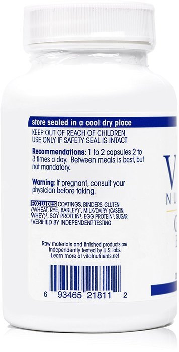 Vital Nutrients - Green Tea Extract 275 mg - Potent Antioxidant & Immune Enhancer - 120 Capsules N7