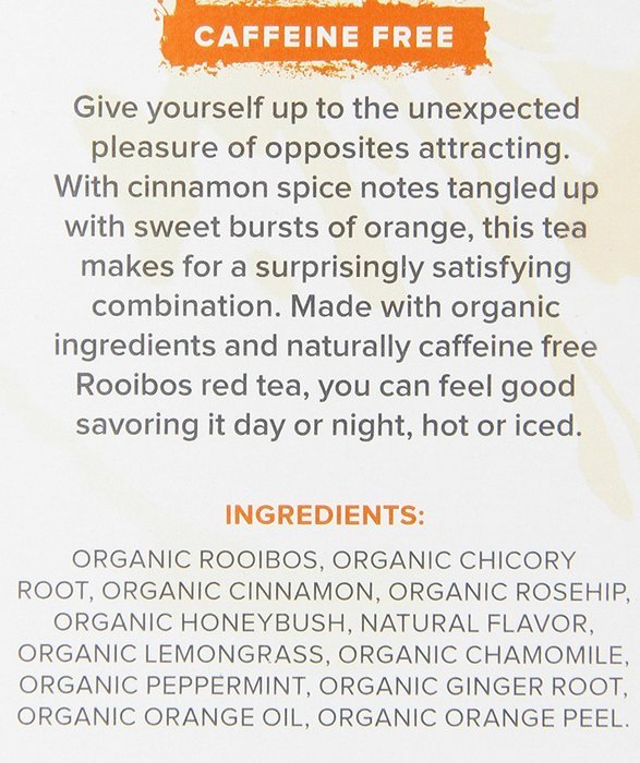 Good Earth Organic Sweet & Spicy Caffeine Free Herbal Tea, 18 Tea Bags (Pack of 6) N3
