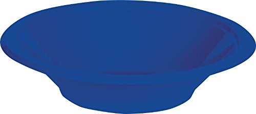 Creative Converting Touch of Color 20 Count Plastic Bowl, 12 oz, Pastel Blue N3